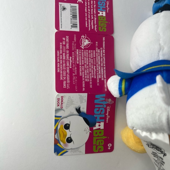 Disney Donald Duck Wishables Plush Stuffed Animal New Old Stock WITH TAGS - Picture 2 of 11